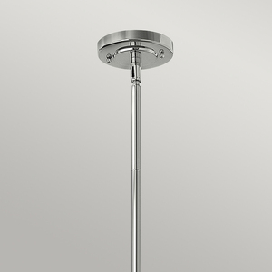 Amelia 1 Light Medium Pendant - Chrome Elstead small 2
