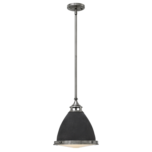 Skontrolujte Amelia 1 Light Medium Pendant Lamp - Aged Zinc Elstead
