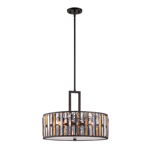 Skontrolujte Gemma 3 Light Pendant - Vintage Bronze Elstead