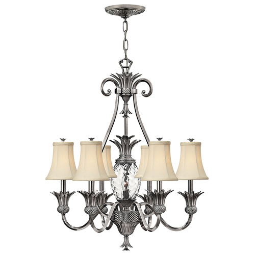 Skontrolujte Luster Plantation 7 Light - leštený antický nikel Elstead