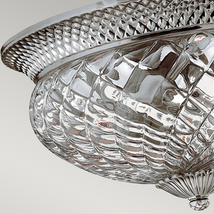 Plantation 3 Light Large Flush - leštený antický nikel Elstead small 2
