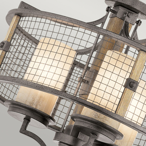 Luster Ahrendale 3 Light Duo-Mount Elstead small 3