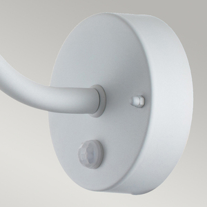 Klampenborg 1 svetelná nástenná lampa s PIR - biela Elstead small 3