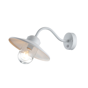 Klampenborg 1 svetelná nástenná lampa s PIR - biela Elstead small 0