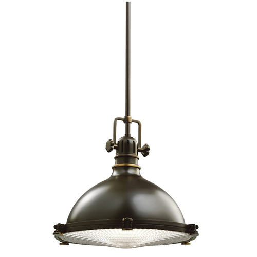 Skontrolujte Hatteras Bay 1 Light Medium Pendant Lamp - Olde Bronze Elstead