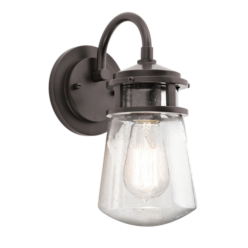 Skontrolujte Lyndon 1 Light Small Wall Lantern - architektonický bronz Elstead