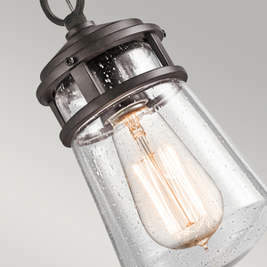 Lyndon 1 Light Small Chain Lantern - architektonický bronz Elstead small 3