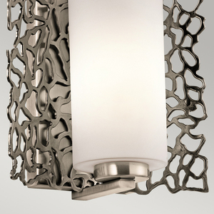 Strieborné nástenné svietidlo Coral 1 Light Elstead small 2