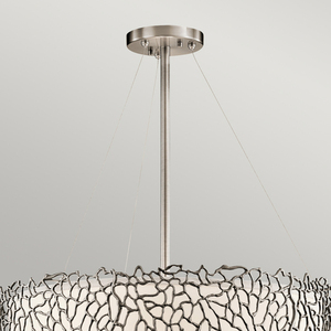 Strieborná závesná lampa Coral 4 Elstead small 2