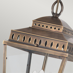Mansion House 3 Light Chain Lantern - mosadz Elstead small 2