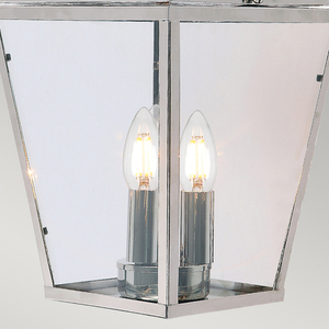 Mansion House 3 Light Chain Lantern - leštený nikel Elstead small 3