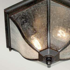 Vonkajší stropný svietidlo Elstead New England 2 Light Flush Lantern NE8-M small 1