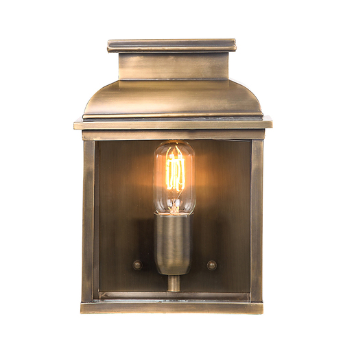 Skontrolujte Old Bailey 1 svetelná nástenná lampa - mosadz Elstead