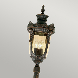 Philadelphia 3 Light Large Lamp Post - Old Bronze Elstead small 1