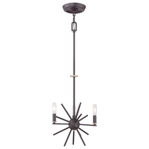 Carnegie 3 svetelné lustre Elstead small 3