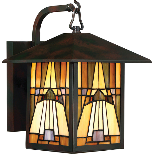 Skontrolujte Nástenné svietidlo IP44 INGLENOOK 1 Medium Tiffany - Elstead