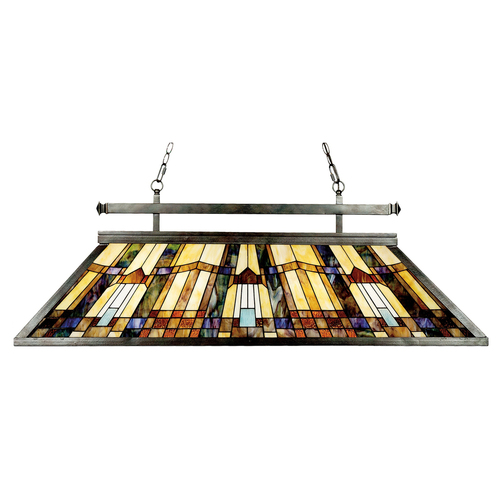Skontrolujte Luster INGLENOOK 3 Light Island Tiffany - Elstead