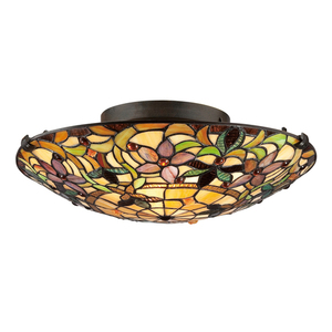 Kami 2 Light Flush Mount Elstead small 0