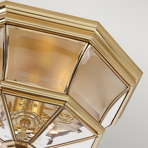 Newbury 3 Light Flush Mount Elstead small 1