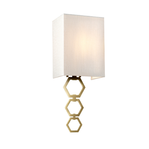 Skontrolujte Ria Small 1 Light Wall Light - Aged Brass Elstead