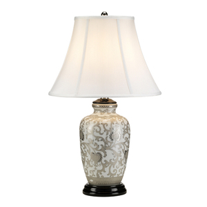 Strieborný bodliak 1 svetelná stolová lampa Elstead small 0