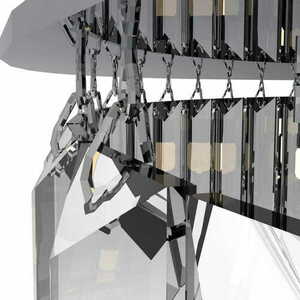Plafón Max Light Monaco C0225 chróm 80 cm 16xG9 small 1