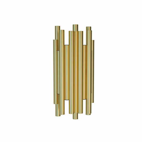 Skontrolujte Nástenné svietidlo Max Light Organic W0311D brúsené zlato 8W 43 cm