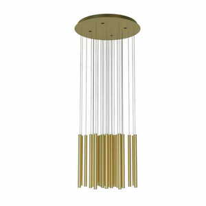 Prívesné svietidlo Max Light Organic P0476D brúsené zlato LED 45W 62 cm small 0