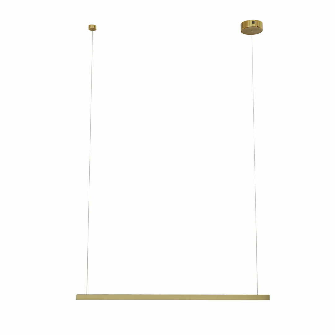 Závesné svietidlo Max Light Trio P0475D brúsené zlato LED 100 cm stmievateľné