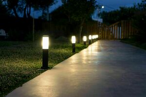 Vonkajšia stojaca lampa SU-MA čierna 45 cm ST 022-450 BL small 1