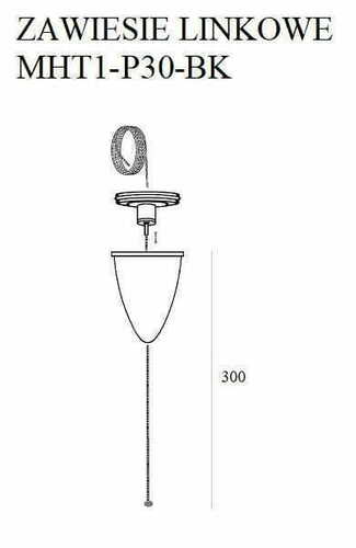 Skontrolujte Závesné lanko 3 m Max Light MAX čierne hliníkové MHT1-P30-BK