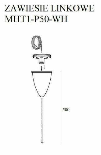 Skontrolujte Káblová súprava Max Light MAX biela 150 cm hliník MHT1-P50-WH