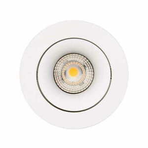 Zapustené svietidlo Max Light Bellatrix H0117 biele naklopné 9W 3000K LED small 3