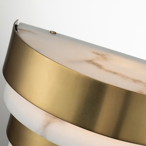 LED nástenné svietidlo Echelon Heritage Brass Quintiesse small 1