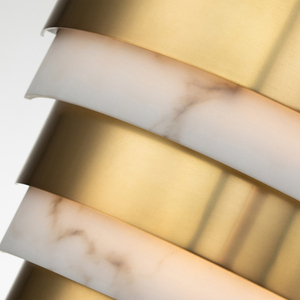 LED nástenné svietidlo Echelon Heritage Brass Quintiesse small 2