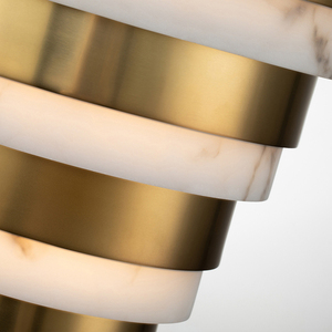 LED nástenné svietidlo Echelon Heritage Brass Quintiesse small 3