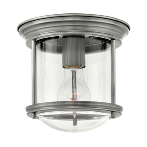 Stropné svietidlo Quintiesse Hadrian QN-HADRIAN-MINI-F-AN-CLEAR, antický nikel, číre sklo, E27 small 0