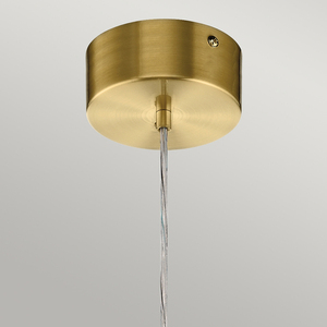 Malá závesná LED lampa Moonlit - Champagne gold Quintiesse small 1