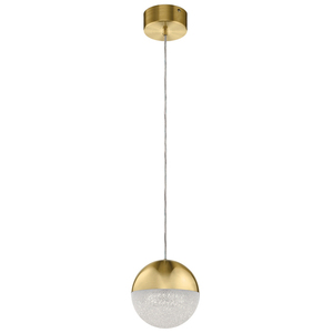 Malá závesná LED lampa Moonlit - Champagne gold Quintiesse small 0