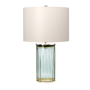Stolná lampa Reno - 1 svetelný zdroj - zelená/leštený nikel Quintiesse small 1