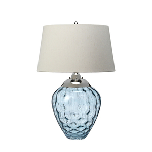 Stolná lampa Samara - 2 svetelné zdroje - svetlomodrá Quintiesse small 1