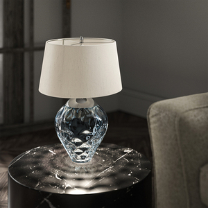 Stolná lampa Samara - 2 svetelné zdroje - svetlomodrá Quintiesse small 6