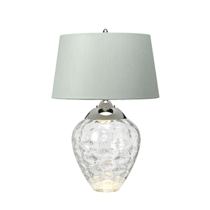 Stolná lampa Samara - 2 svetelné zdroje - číre sklo Quintiesse small 0