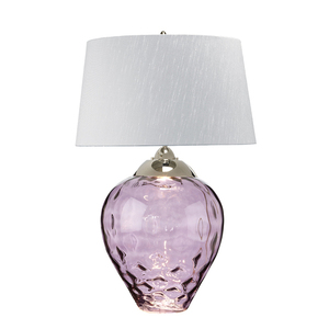 Veľká stolová lampa Samara - 2 svetelné zdroje - Plum Quintiesse small 0