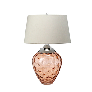 Stolná lampa Samara - 2 svetelné zdroje - Salmon Quintiesse small 1