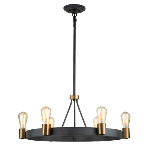 Skontrolujte Závesné alebo prisadené svietidlo Quintiesse SILAS QN-SILAS-6P-DZ 6×E27 max. 60 W Ø72,3 cm