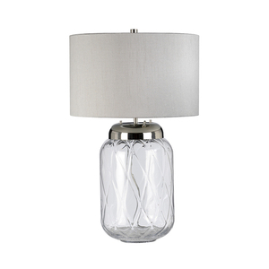 Stolná lampa Sola - 2 svetelné zdroje - Strieborné tienidlo Quintiesse small 1