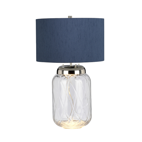 Skontrolujte Stolná lampa Sola - 2 svetelné zdroje - Modré tienidlo Quintiesse