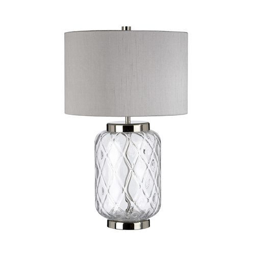 Skontrolujte Stolná lampa Sola - 1 svetelný zdroj - Strieborné tienidlo Quintiesse