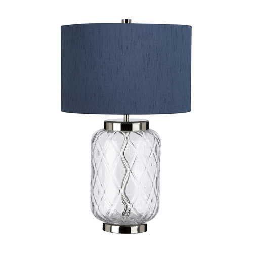 Skontrolujte Stolná lampa Sola - 1 svetelný zdroj - Modré tienidlo Quintiesse